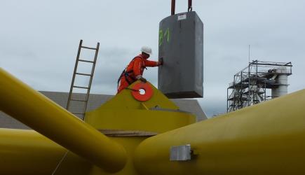 Ballast für Schwerkraftbasis